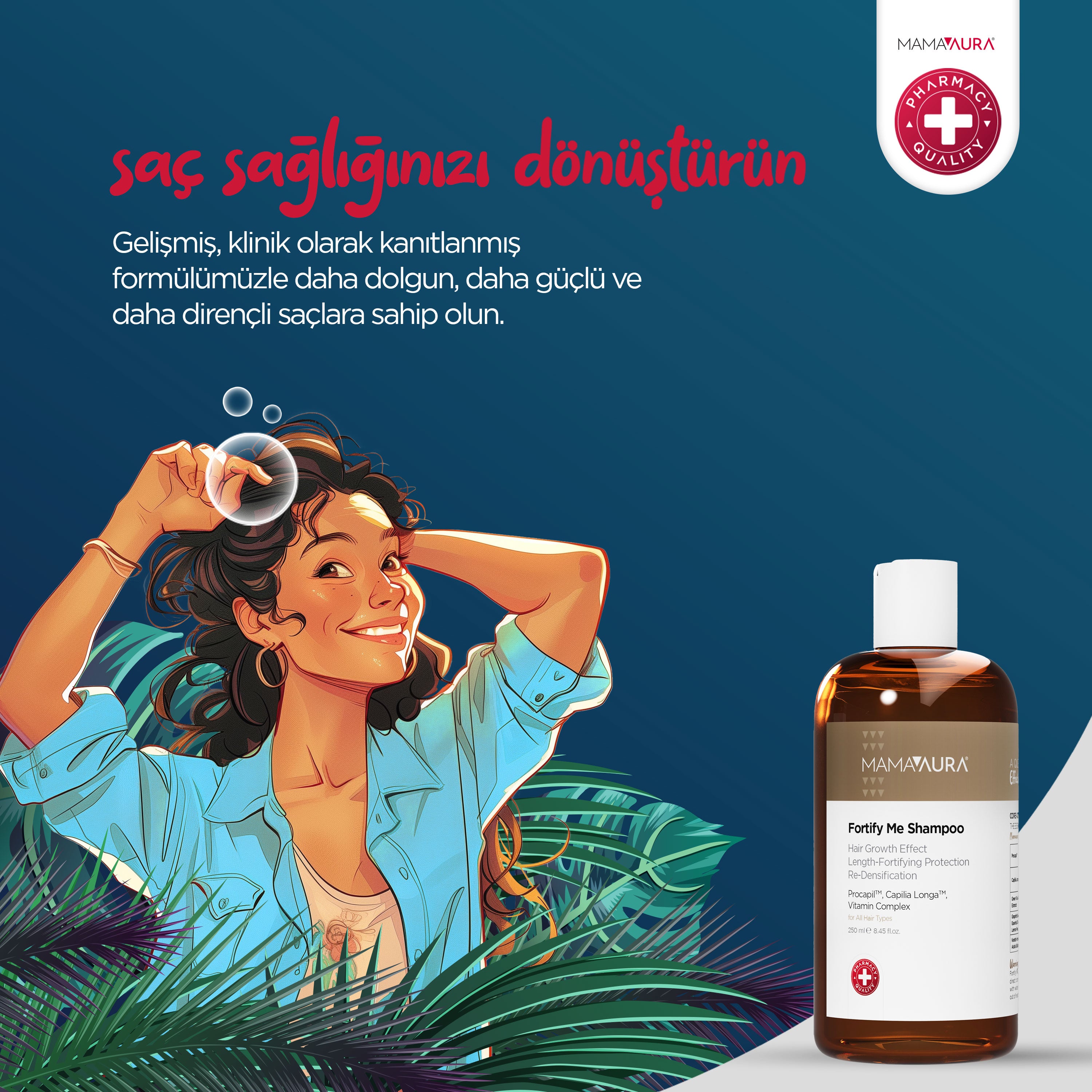 シャンプー mami Mamaaura Fortify Me Shampoo 250 ml – Mamaaura Türkiye